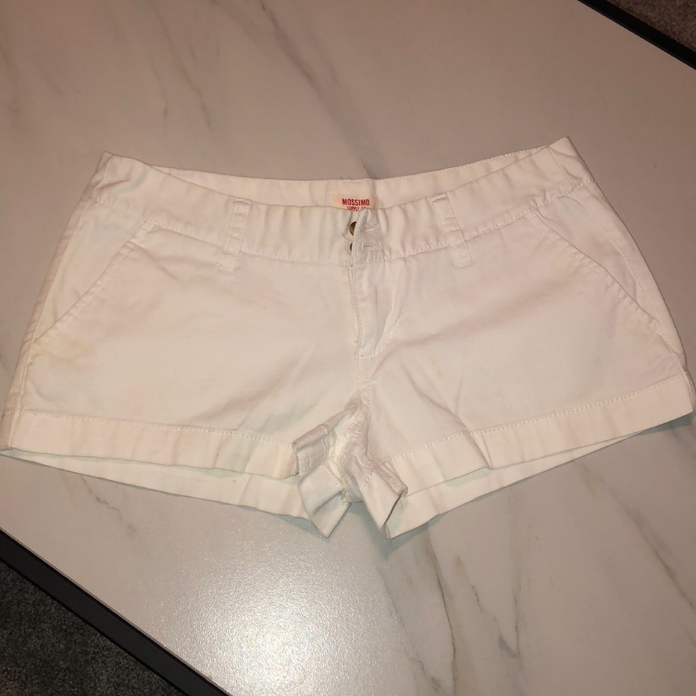 White shorts